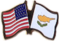Cyprus/United States of America (USA) Friendship Pin