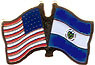 El Salvador/United States of America (USA) Friendship Pin