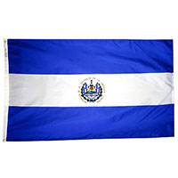 El Salvador Outdoor Nylon Flag