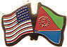 Eritrea/United States of America (USA) Friendship Pin