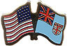 Fiji/United States of America (USA) Friendship Pin