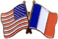 France/United States of America (USA) Friendship Pin