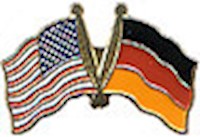 Germany/United States of America (USA) Friendship Pin