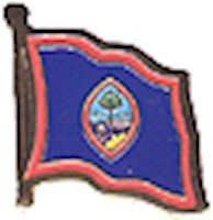 Guam Flag Lapel Pin