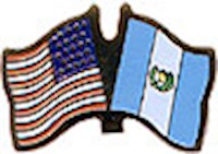 Guatemala/United States of America (USA) Friendship Pin