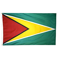 Guyana Outdoor Nylon Flag