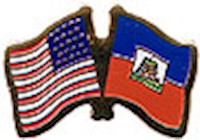 Haiti/United States of America (USA) Friendship Pin