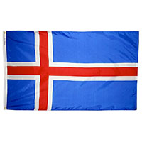 Iceland Outdoor Nylon Flag