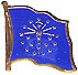 Indiana Flag Lapel Pin