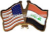 Iraq/United States of America (USA) Friendship Pin