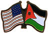 Jordan/United States of America (USA) Friendship Pin