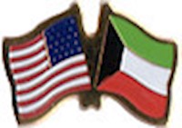 Kuwait/United States of America (USA) Friendship Pin