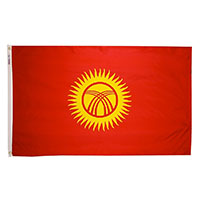 Kyrgyzstan Outdoor Nylon Flag