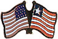 Liberia/United States of America (USA) Friendship Pin