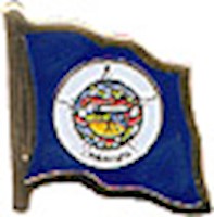 Minnesota Flag Lapel Pin