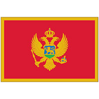 Montenegro Nylon Flags