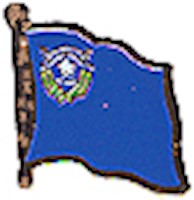 Nevada Flag Lapel Pin