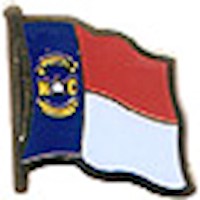 North Carolina Flag Lapel Pin