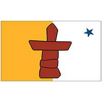 Nunavut Nylon Province Flags