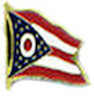 Ohio Flag Lapel Pin