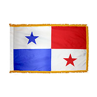 Panama Indoor Nylon Flag with Fringe