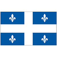 Quebec Nylon Province Flags
