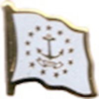 Rhode Island Flag Lapel Pin