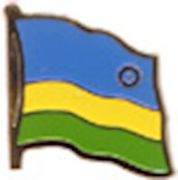 Rwanda Lapel Pin