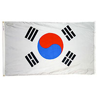 South Korea Outdoor Nylon Flag