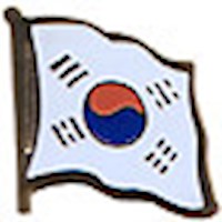 South Korea Lapel Pin