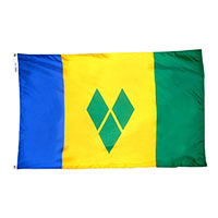 Saint Vincent and Grenadines Nylon Flag
