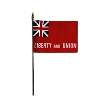 Taunton 4 Inch (in) Height x 6 Inch (in) Length Desktop Flag