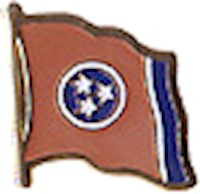 Tennessee Flag Lapel Pin