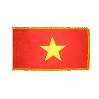 Vietnam Indoor Nylon Flag with Fringe