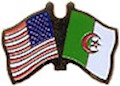 Algeria/United States of America (USA) Friendship Pin