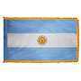 Argentina Indoor Nylon Flag with Fringe