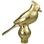 Golden Metal Cardinal Parade Pole Ornament