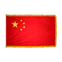 China Indoor Nylon Flag with Fringe