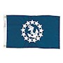12 Inch (in) Height x 18 Inch (in) Length Yacht Club Commodore Nylon Boat Flag