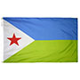 Djibouti Outdoor Nylon Flag