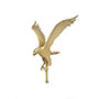 Eagle 16 Inch (in) and 1/2 Inch (in) Spindle Flagpole ornament