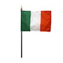 4 Inch (in) Height x 6 Inch (in) Length Ireland Nylon Desktop Flag