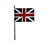 King's Colors 4 Inch (in) Height x 6 Inch (in) Length Desktop Flag