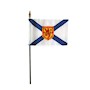 4 Inch (in) Height x 6 Inch (in) Length Nova Scotia Nylon Desktop Flag