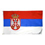 Serbia Outdoor Nylon Flag