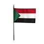 4 Inch (in) Height x 6 Inch (in) Length Sudan Nylon Desktop Flag
