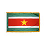 Suriname Indoor Nylon Flag with Fringe