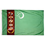 Turkmenistan Outdoor Nylon Flag