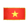 Vietnam Indoor Nylon Flag with Fringe